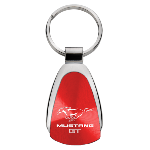Red Ford Mustang GT Teardrop Keychain Fob - GoodSpeedUSA