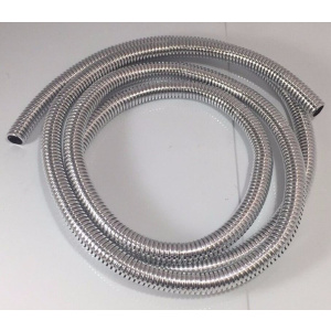 Wire Loom 3/8" Diameter 72" Long Universal (Chrome) - GoodSpeedUSA