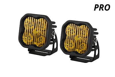 Diode Dynamics SS3 LED Pod Light - Pro Yellow Combo Driving Flood Lamp - GoodSpeedUSA