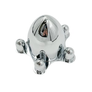 Chrome Spider Bullet Center Wheel Hub Cap w/ 5 Lug 5-1/2 Ford Bolt Pattern - GoodSpeedUSA