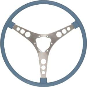 American Retro Frost Blue 15" Steering Wheel For 1956-1962 Chevy Corvette - GoodSpeedUSA