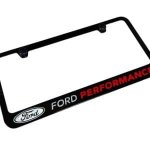 Black Premium Engraved Ford Performance License Plate Frame (Licensed) - GoodSpeedUSA