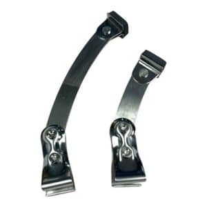 Pair Stainless Steel Fulton Sun Visor Center Support Brackets - GoodSpeedUSA