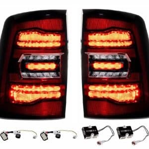 Morimoto XB LED Tail Lights RED Lens For 2019-2022 Ram 2500 & 3500 - GoodSpeedUSA