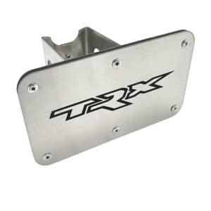 Dodge Ram TRX Brushed Stainless Tow Hitch Cover For 2" Receiver - GoodSpeedUSA