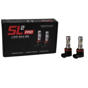Diode Dynamics Pair H11 White SL2 LED Bulbs with Anti-Flicker Modules - GoodSpeedUSA