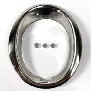 (1) 1965-1966 Ford Mustang GT Exhaust Trim Ring Molding (Stainless Steel) - GoodSpeedUSA