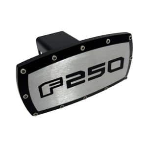 Black Ford "F-250" Tow Hitch Cover w/ Allen Bolts For 2" Receivers - GoodSpeedUSA