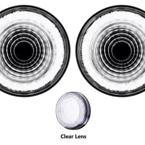 Pair (2) 4" Round LED Backup Reverse "MIRAGE" Lights For Semi Trucks Trailers - GoodSpeedUSA
