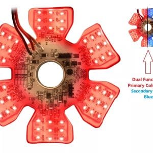 (1) Red/Blue 54 LED Duel Function Air Cleaner Light For Peterbilt Kenworth - GoodSpeedUSA