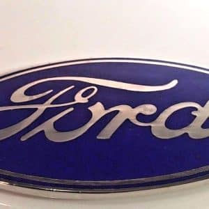 Radiator Grille Shell Metal Emblem w/ Adhesive Mount For 1928-30 Ford Model A - GoodSpeedUSA