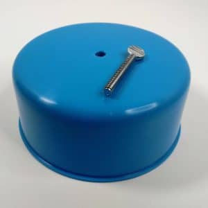 Molded Blue Plastic Carburetor Cap, Dust Cover, 5-1/8 Neck, Holley Edelbrock - GoodSpeedUSA