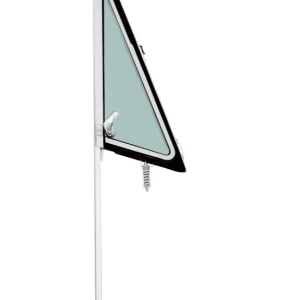 Driver Vent Window - Tinted Glass W/ Chrome Trim for 1968-72 Chevy / GMC Truck - GoodSpeedUSA
