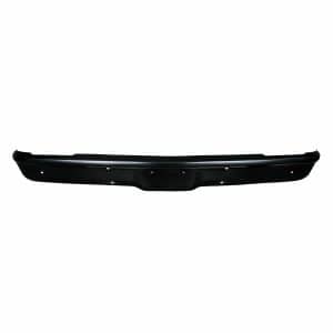 Black Unpainted Front Bumper w/ Parking Light Recesses 1967-72 GMC Pickup Truck - GoodSpeedUSA