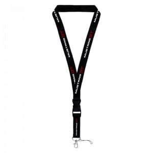 Universal Ford Mustang GT Logo On Black Keychain Lanyard (Licensed) - GoodSpeedUSA
