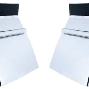 Pair Stainless Quarter Fenders 24x24 for Freightliner Kenworth Peterbilt - GoodSpeedUSA