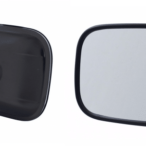 Side Mirrors – 1966-1972 Chevy C10 Pickup – Square Head Black Metal – KNS Qty 2 - GoodSpeedUSA