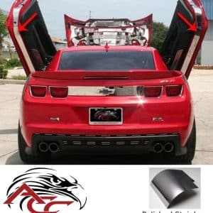 Lambo Door Jamb Trim Kit – 2010–2015 Camaro – Polished Stainless Steel - GoodSpeedUSA