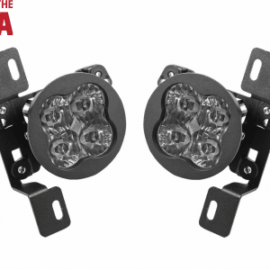 SS3 LED Pro Fog Light Kit 2020 Jeep Gladiator 2018-2020 Rubicon w/ Steel Bumper - GoodSpeedUSA