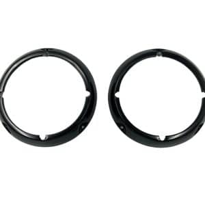 Pair Black Headlight Bezels Trim Rings For 1971-1977 Ford Bronco - GoodSpeedUSA