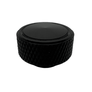 Black Knurled Round Air Cleaner Wing Nut 1/4" -20 Thread - GoodSpeedUSA
