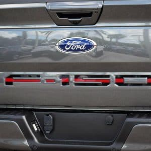 Tailgate Inserts Letters for 2018-2020 Ford F150 Fire Fighter Thin Red Line - GoodSpeedUSA