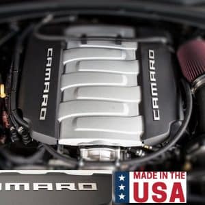 Polished Stainless Steel Fuel Rail Letters Set for 2016-2020 Chevy Camaro SS - GoodSpeedUSA