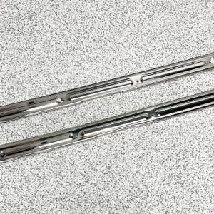 Pair Stainless Door Sill Scuff Plates For 1967-1972 Chevy / GMC Pickup Trucks - GoodSpeedUSA