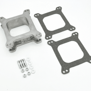 2" Inch Aluminum Carb Carburetor Spacer 4BBL Open Center w/ Studs & Gaskets - GoodSpeedUSA