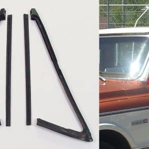Door Vent Window Glass Seals Rubber Weatherstrip Kit for 67-72 Chevy Truck - GoodSpeedUSA