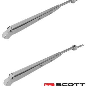 Pair Stainless Steel Adjustable Windshield Wiper Arms For 1966-1977 Ford Bronco - GoodSpeedUSA