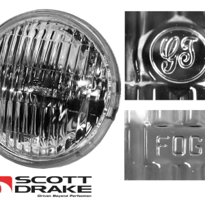 Clear Sealed Beam Fog Light Lamp For 1964-1968 Ford Mustang GT - GoodSpeedUSA