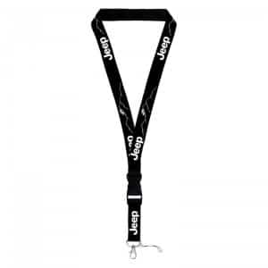 Universal Jeep Mountain Logo On Black Keychain Lanyard (Licensed) - GoodSpeedUSA