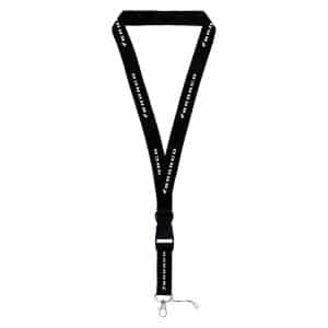 Universal White Ford Bronco Logo On Black Keychain Lanyard (Licensed) - GoodSpeedUSA