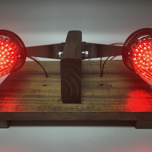 Pair LED 1959 Cadillac Tail Lights w/ Custom Straight Solid Brackets Hotrod - GoodSpeedUSA