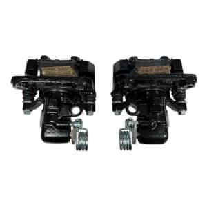 LH & RH Black Rear Brake Calipers w/ Pads For 1994-1998 Ford Mustang - GoodSpeedUSA