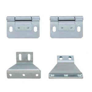 Pair Windshield Hinges & Bracket Set for 1932 Ford Closed Car (excl. 3 Window) - GoodSpeedUSA