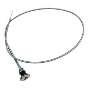 Stainless Steel Throttle Cable w/ Maroon Knob For 1947-1953 Chevy / GMC Truck - GoodSpeedUSA