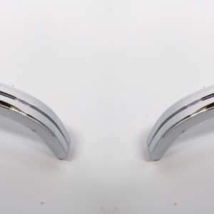 Pair GM Interior Door Handles 1965-67 GM Cars - Chrome Metal Inside Handles - GoodSpeedUSA