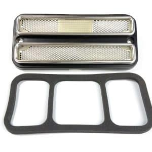 Single (1) Clear Deluxe Side Marker Light 1968-72 Chevy/GMC Truck Turn Signal - GoodSpeedUSA