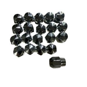 Scott Drake Set of 20 1965-1967 Mustang Lug Nut Chrome Steel Concours Correct - GoodSpeedUSA