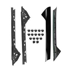 Set Outer & Inner Windshield Trim Moldings For 2011-2019 Ford Explorer - GoodSpeedUSA