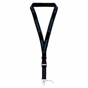 Universal Blue Honda Logo On Black Keychain Lanyard (Licensed) - GoodSpeedUSA