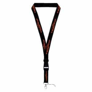 Universal Orange Honda Trailsport Logo On Black Keychain Lanyard (Licensed) - GoodSpeedUSA