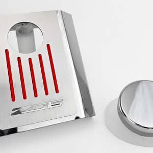 Master Cylinder Cover “Z06” – 2014–2019 C7 Corvette Auto – Red Carbon Fiber - GoodSpeedUSA