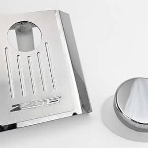 Master Cylinder Cover “Z06” – 2014–2019 C7 Corvette Auto – White Carbon Fiber - GoodSpeedUSA