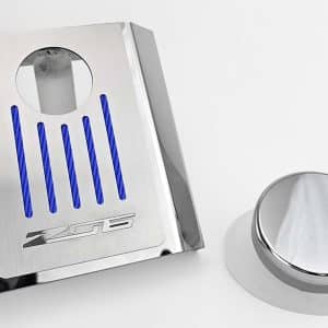 Master Cylinder Cover “Z06” – 2014–2019 C7 Corvette Manual – Blue Carbon Fiber - GoodSpeedUSA