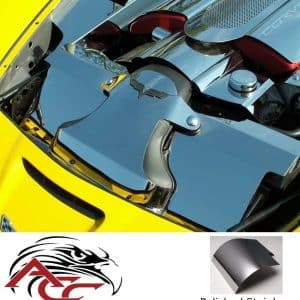 Radiator Cover – 2008–2013 C6 Corvette – Polished Stainless Steel - GoodSpeedUSA