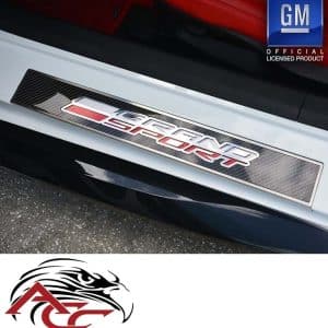 Door Sills Illuminated Grand Sport – 2014–2019 C7 Corvette – Carbon Fiber - GoodSpeedUSA
