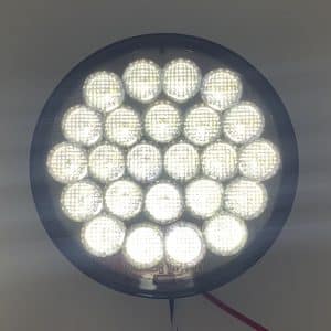 4" Round Pearl White LED Backup Reverse Light w/ Smoked Lens - GoodSpeedUSA